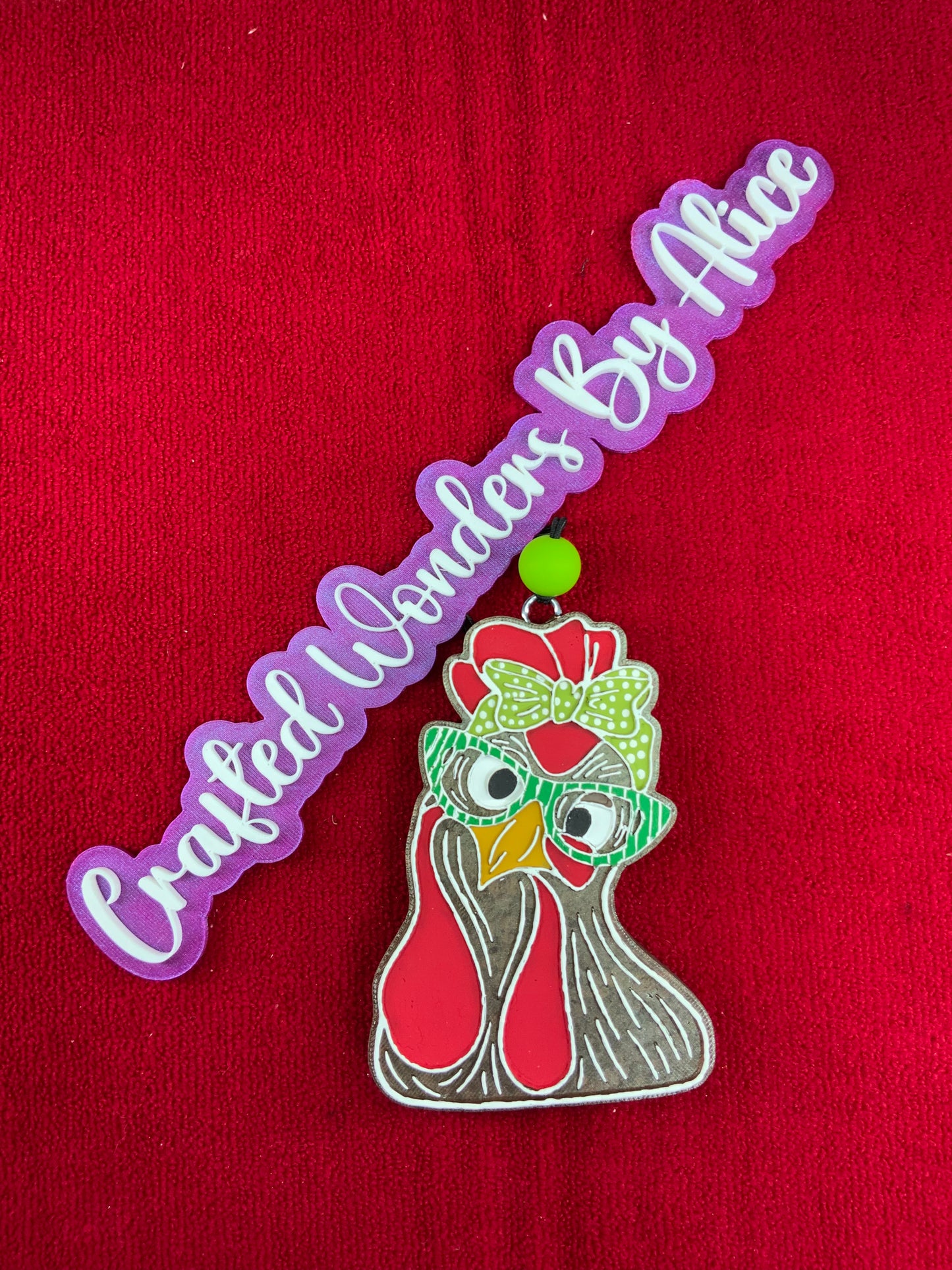 MTO {Chicken With Glasses} Freshie