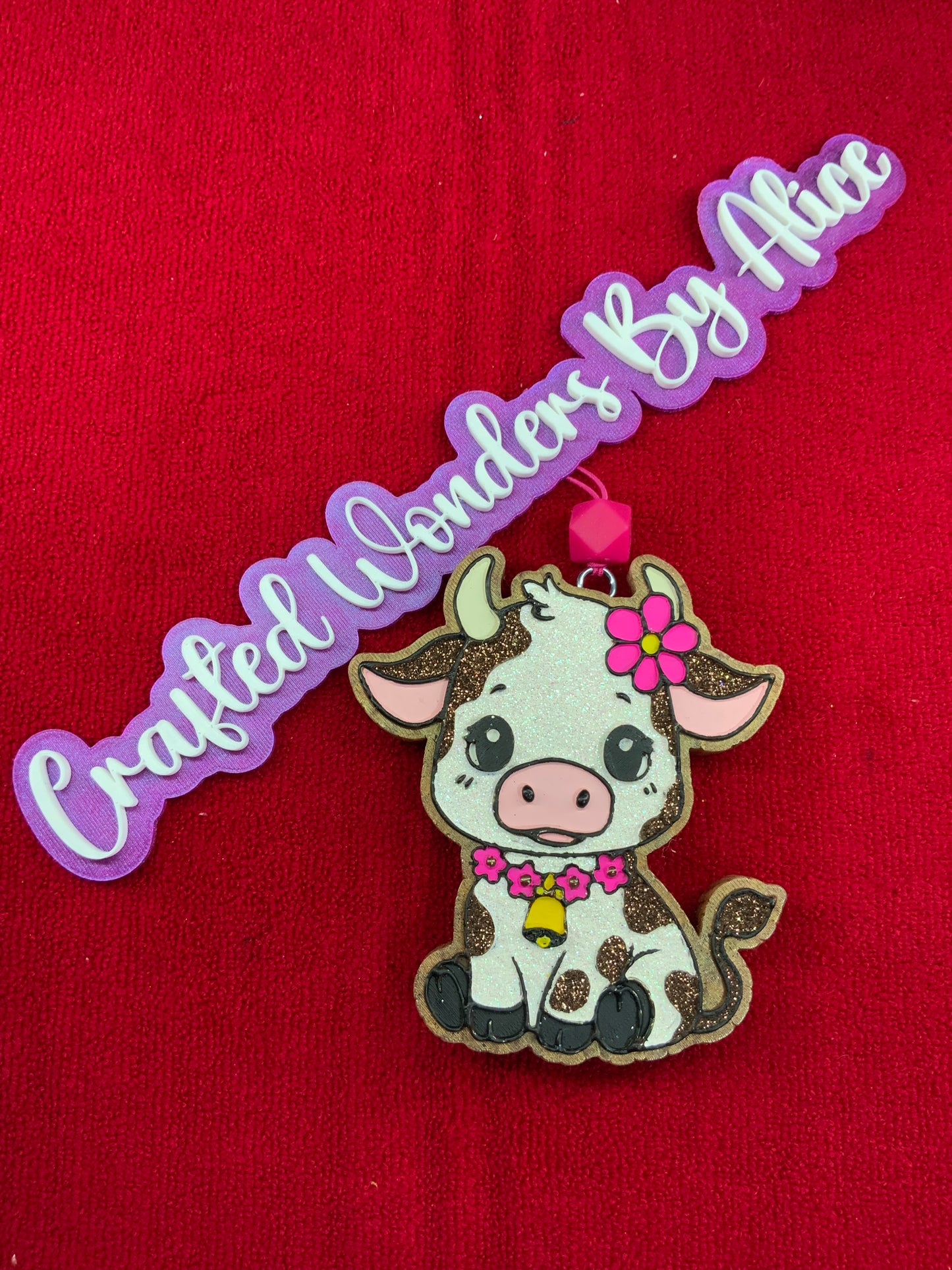 MTO {Cow With Flowers} Freshie
