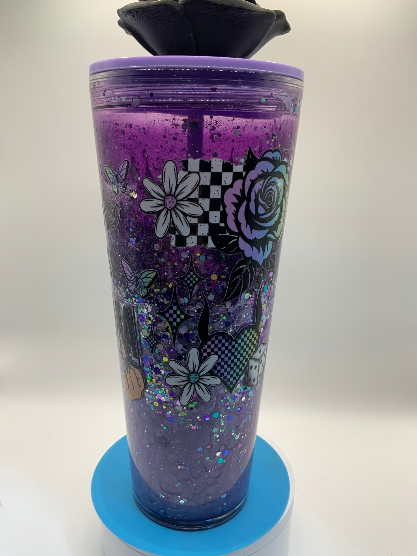 RTS {Hot Mess Momma} 24 oz Lava Snow Globe Cup