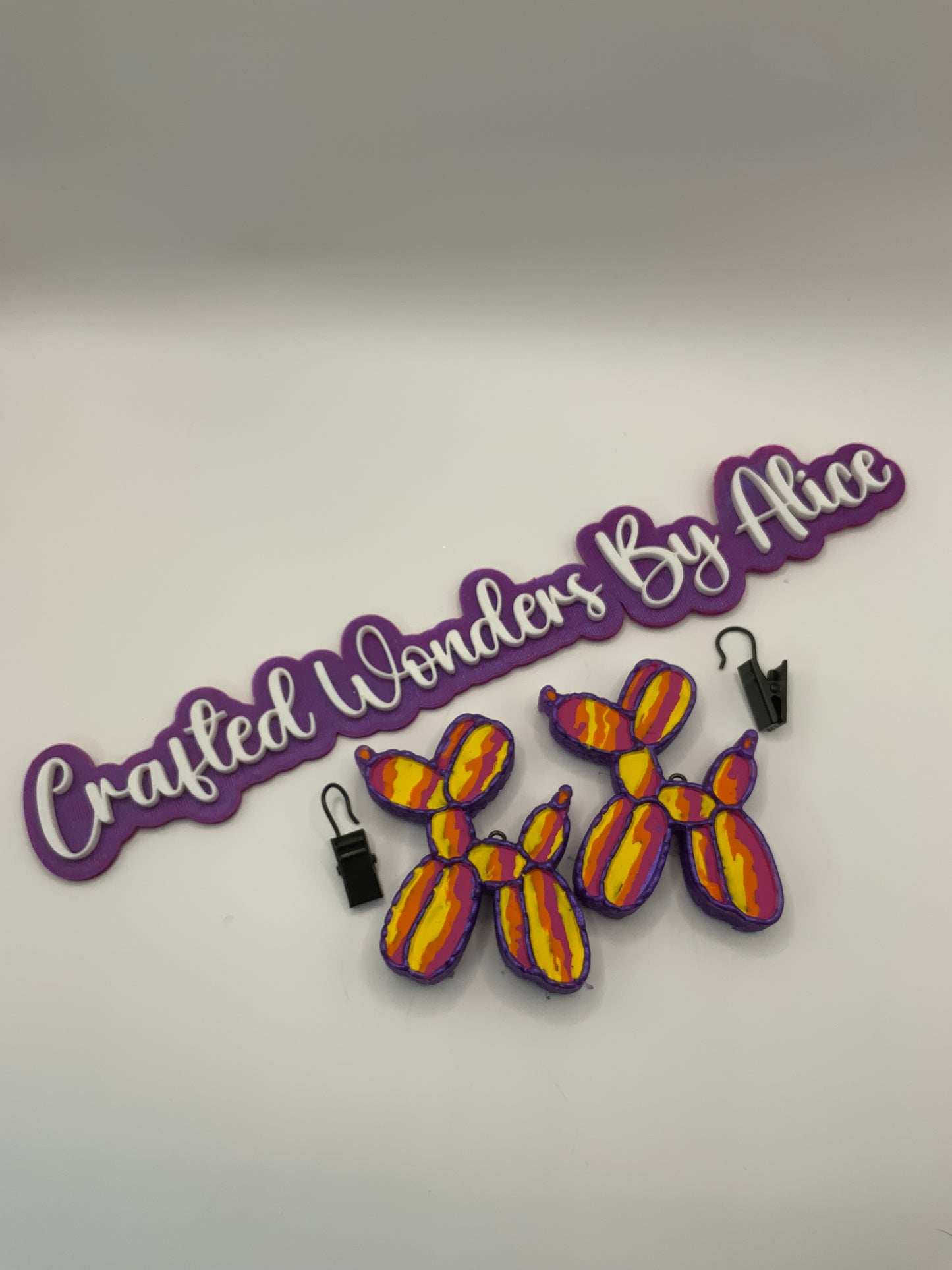 MTO {Balloon Dog Vent Clips} Freshie