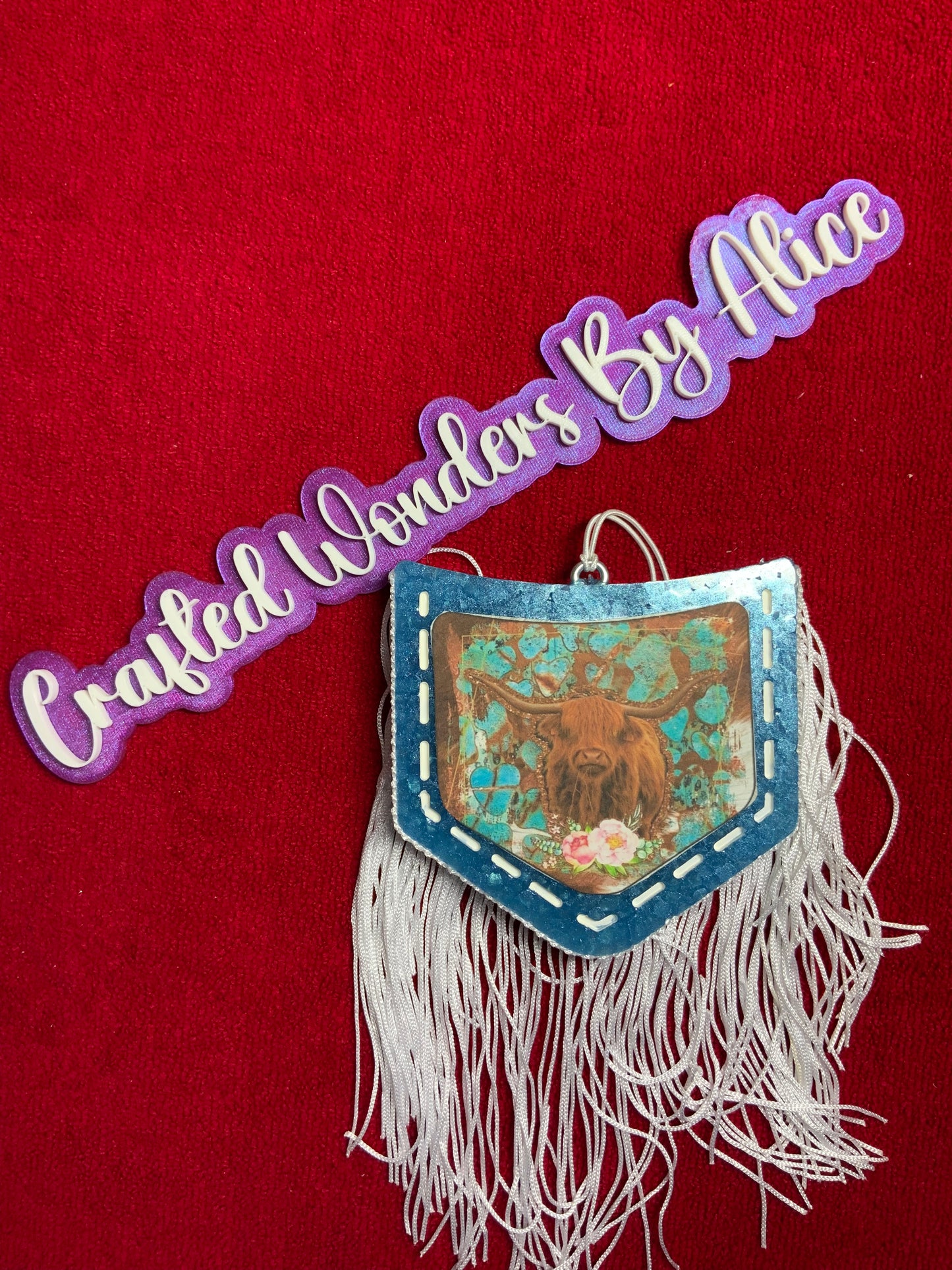 MTO {Highland Cow Pocket} Freshie CS