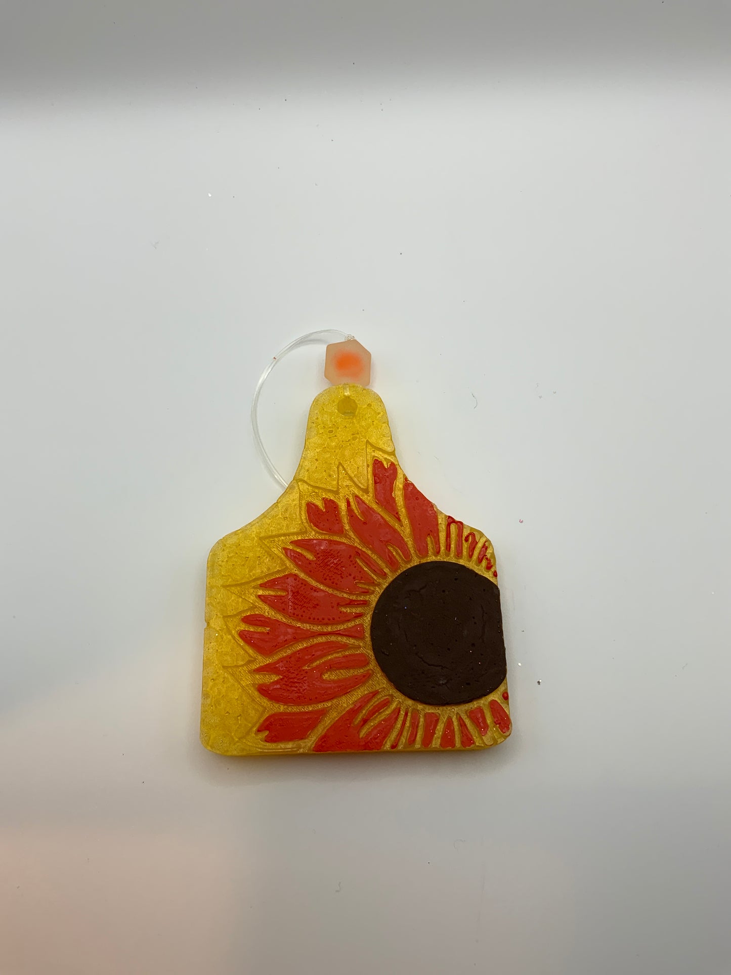 MTO {Large Sunflower Tag} Freshie