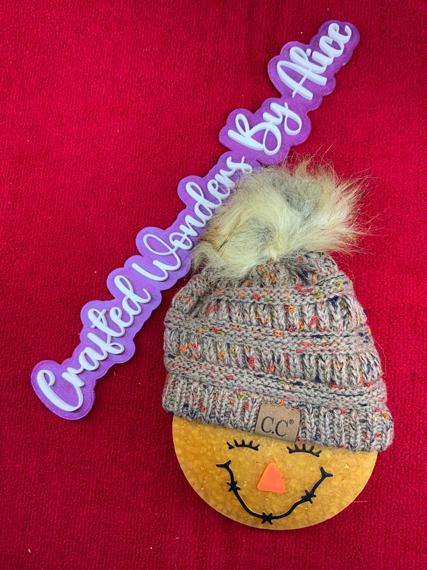 MTO {Beanie Scarecrow} Freshie Turns into a Key chain