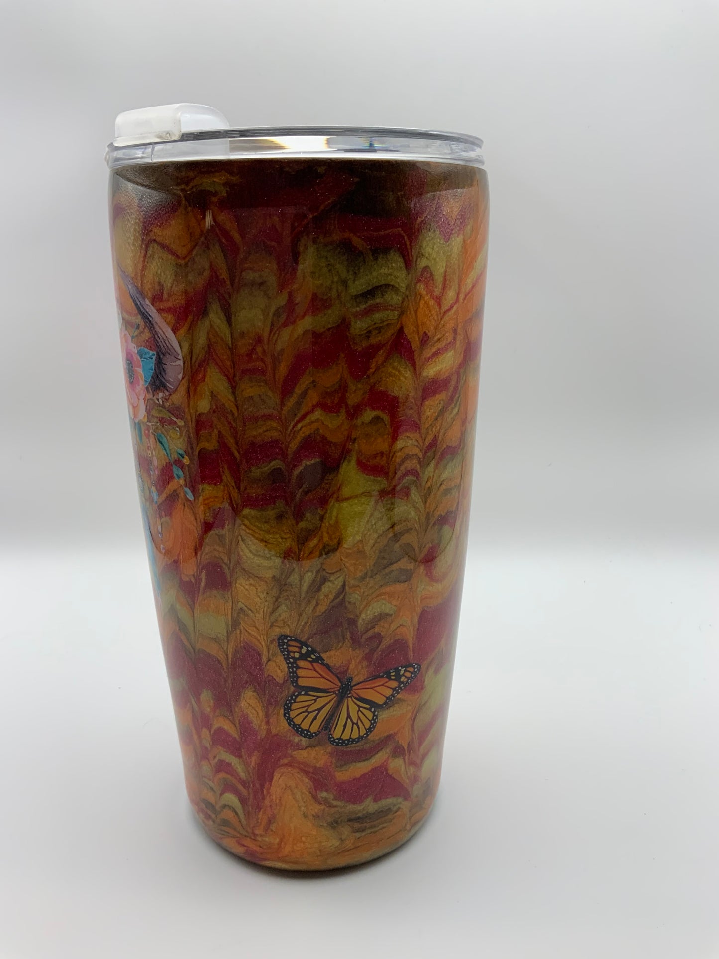 RTS Mica {Orange/Yellow Bull Skull} 20 oz Modern