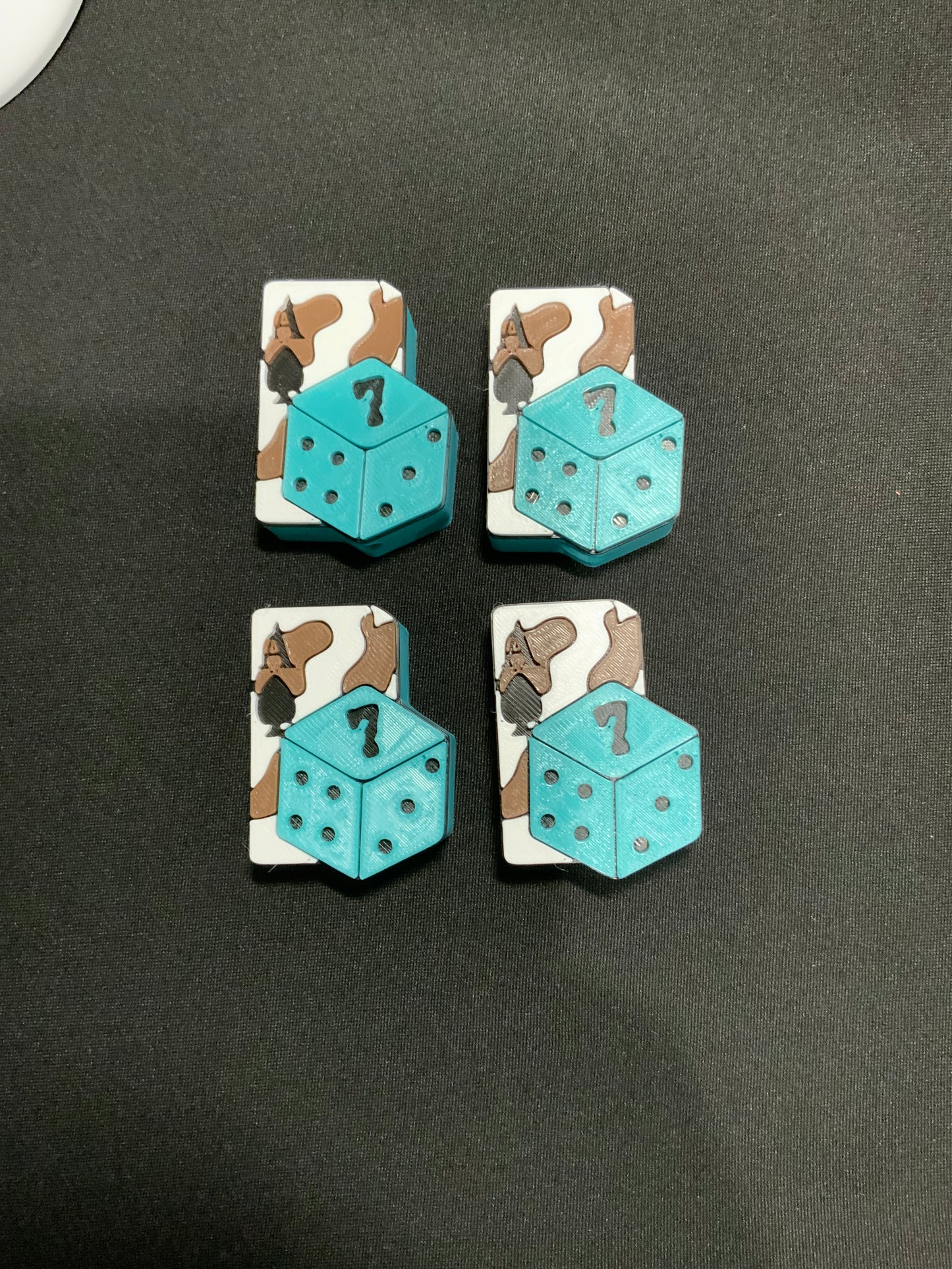 RTS {Cards And Dice} Straw Topper