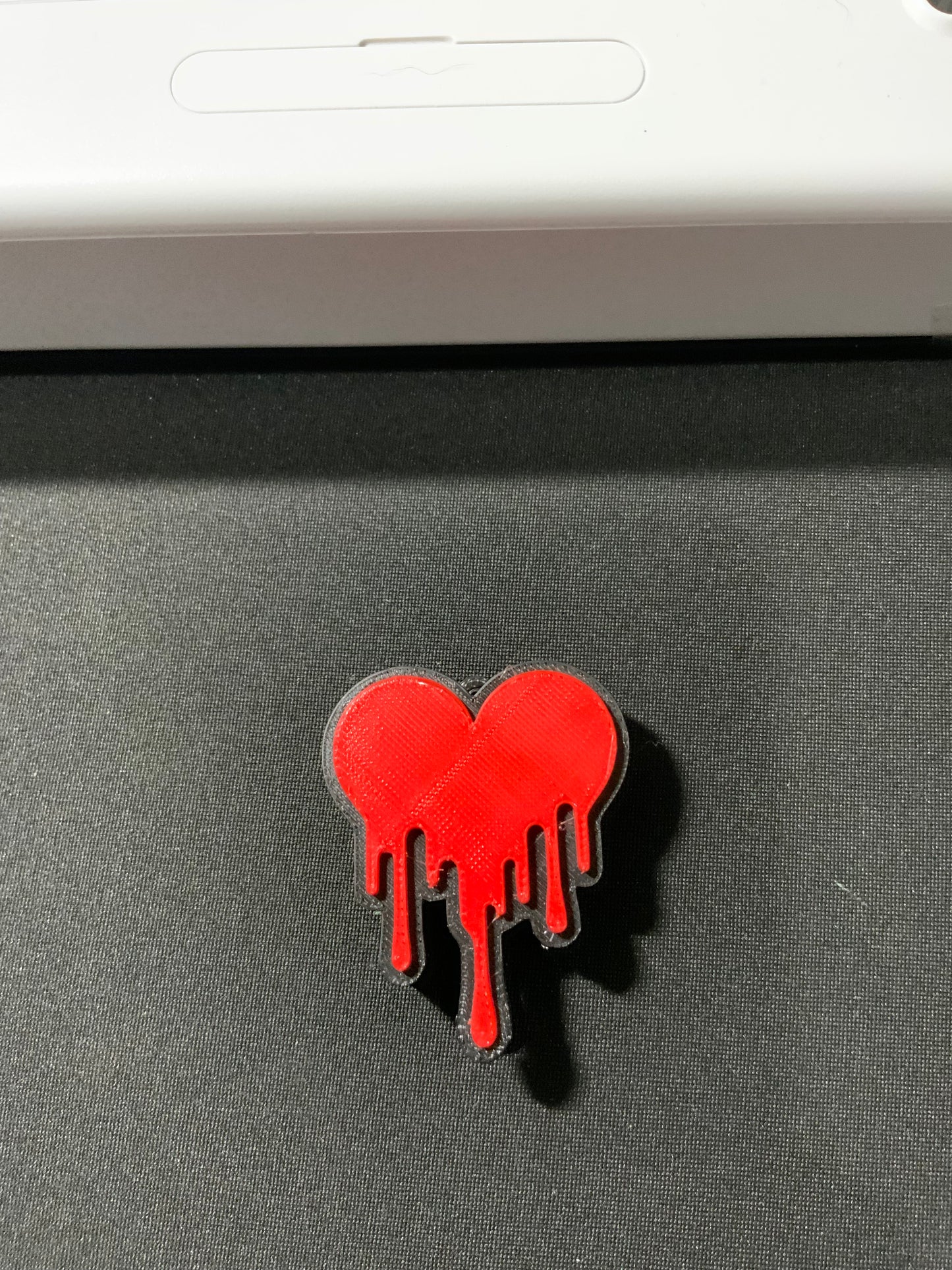 RTS {Drippy Heart} Straw Topper