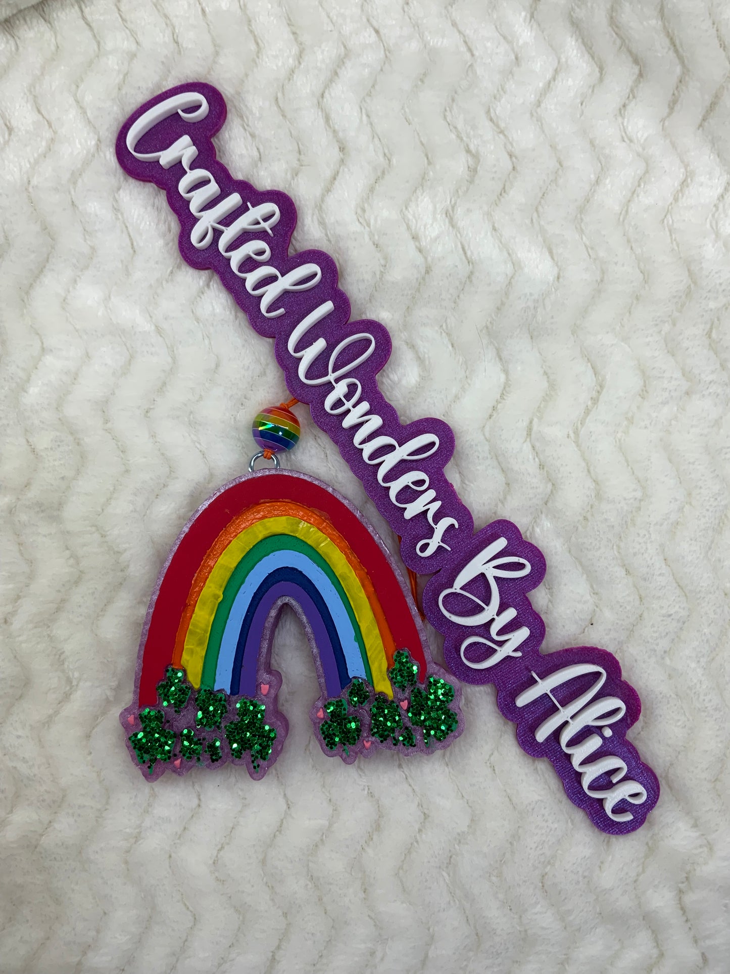 MTO {Rainbow With Shamrocks} Freshie