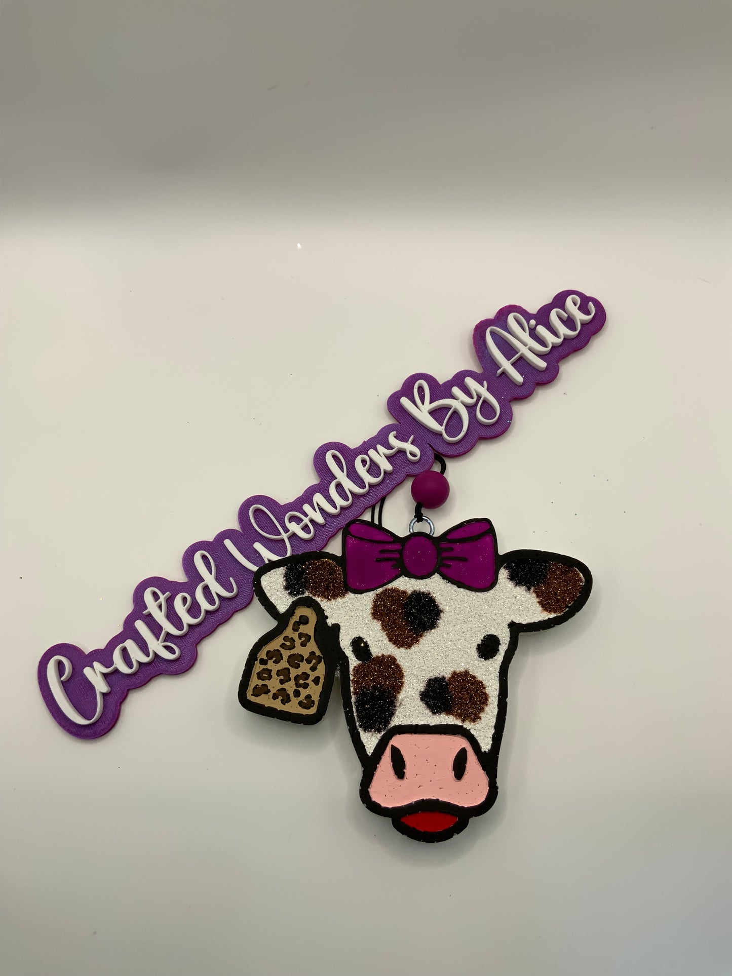 MTO {Cow with Bow} Freshie
