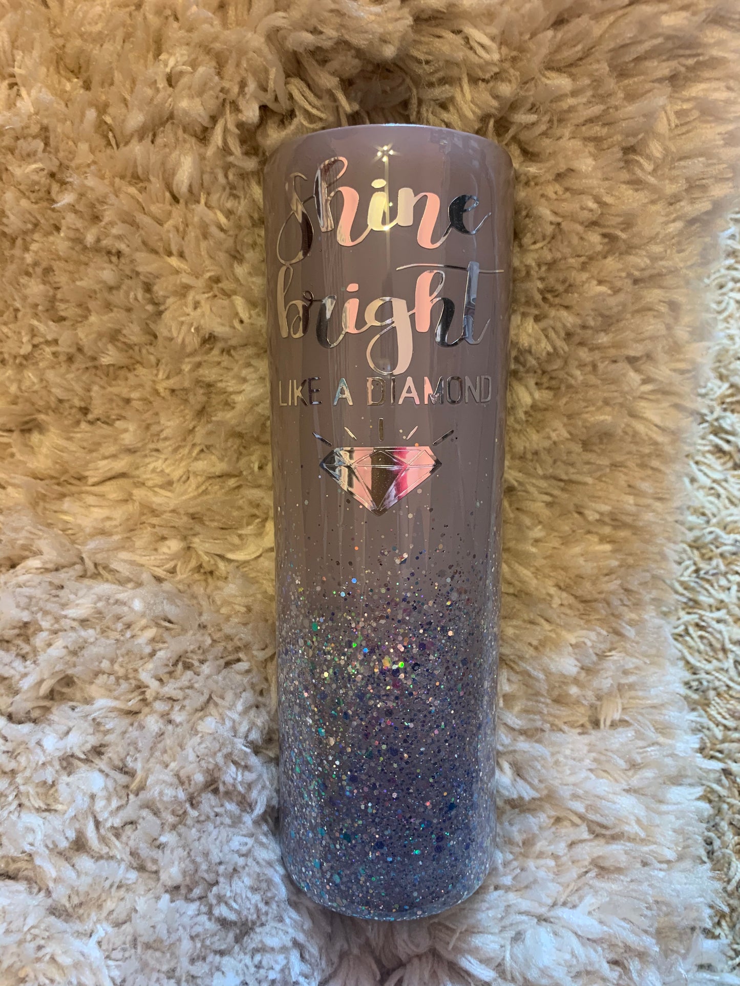 RTS {Shine Bright Like A-Diamond} 20 oz Skinny