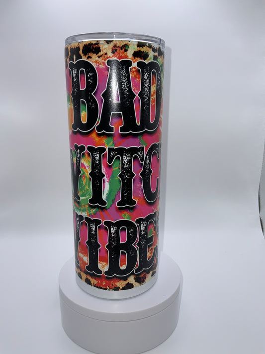 RTS {Bad Witch Vibes} 25oz Glows Green
