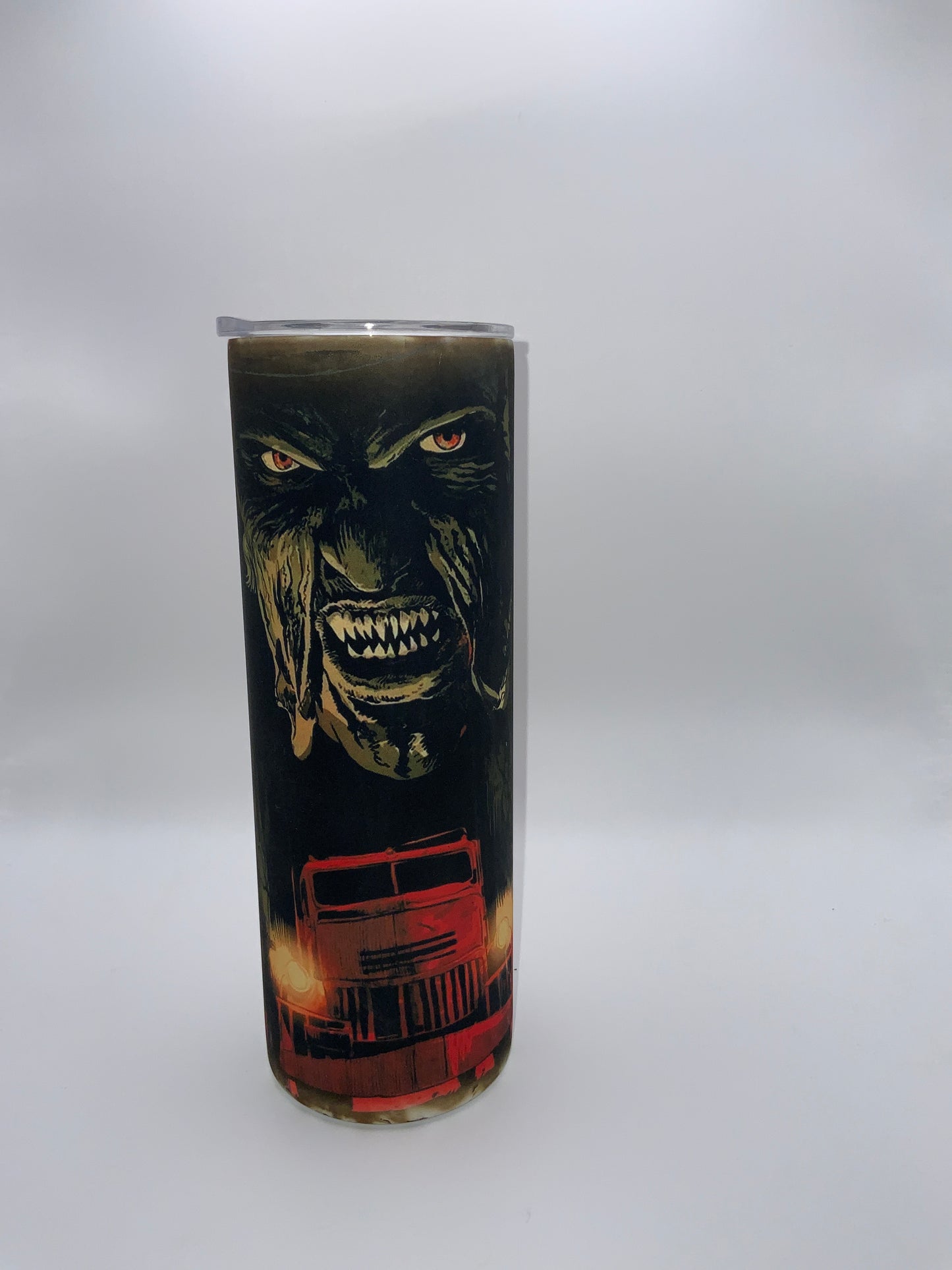 RTS {Jeepers Creepers} 20oz Skinny Glows Red