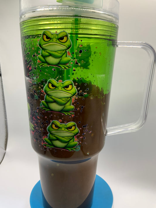 RTS {Mad Frog} 40 oz Lava Snow Globe Cup
