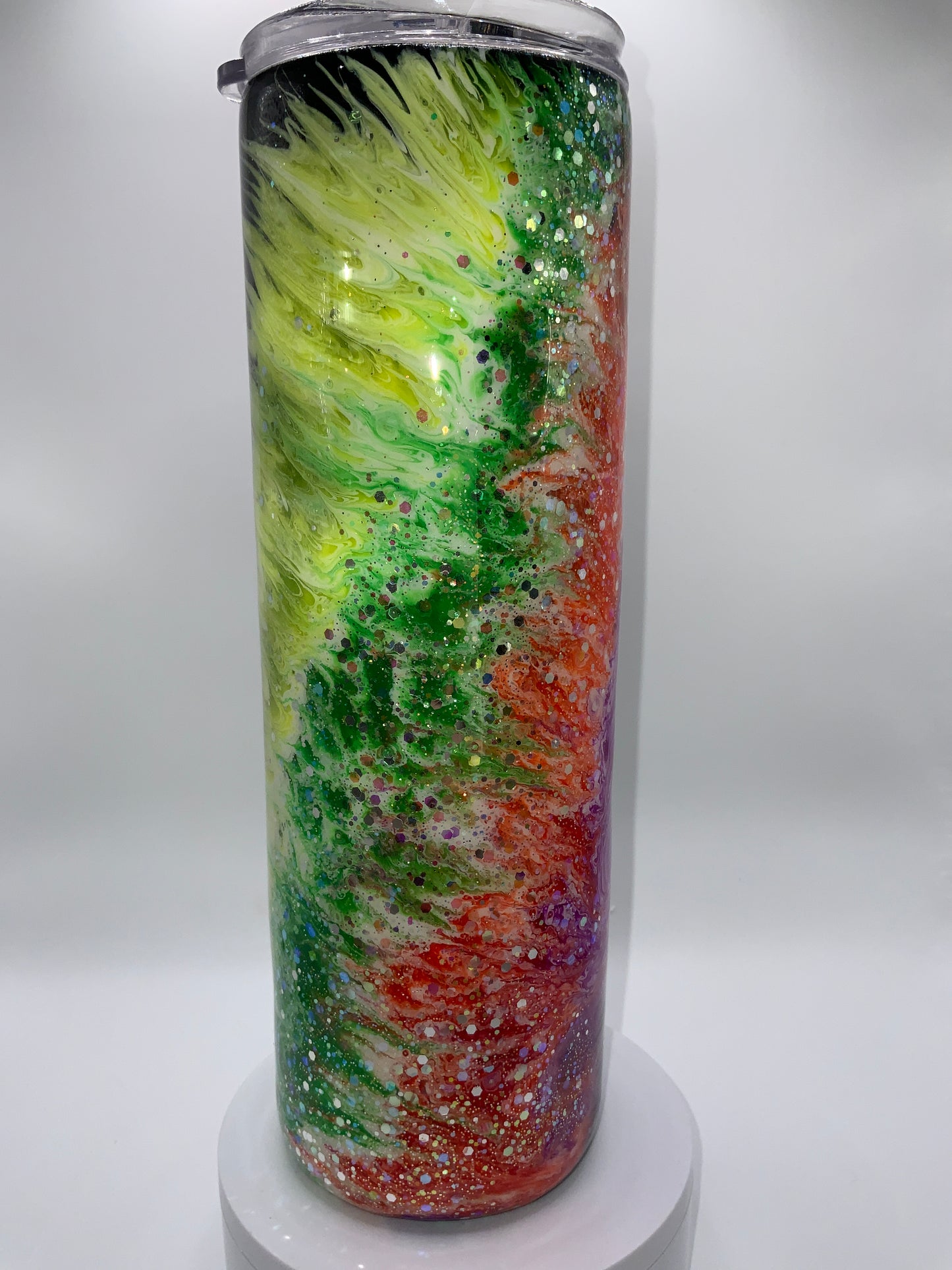 RTS {Stinger With Glitter Glows} 30 oz Skinny