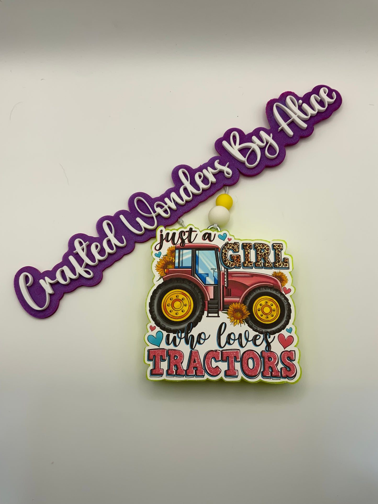 MTO {Just A Girl Who Loves Tractors} Freshie CS