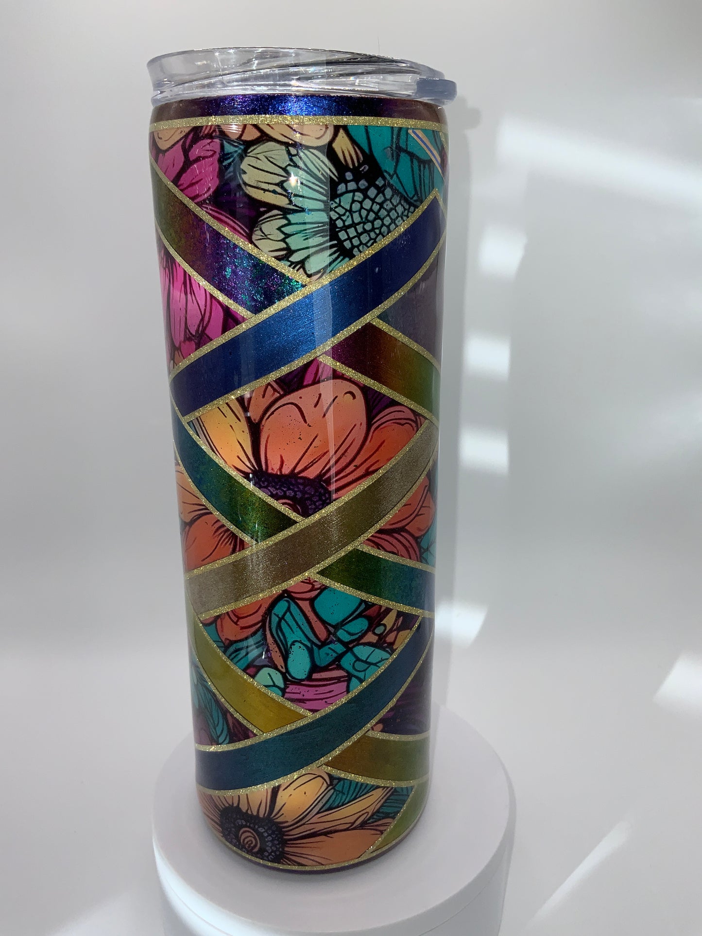 RTS {Flower Template} 20 oz Skinny