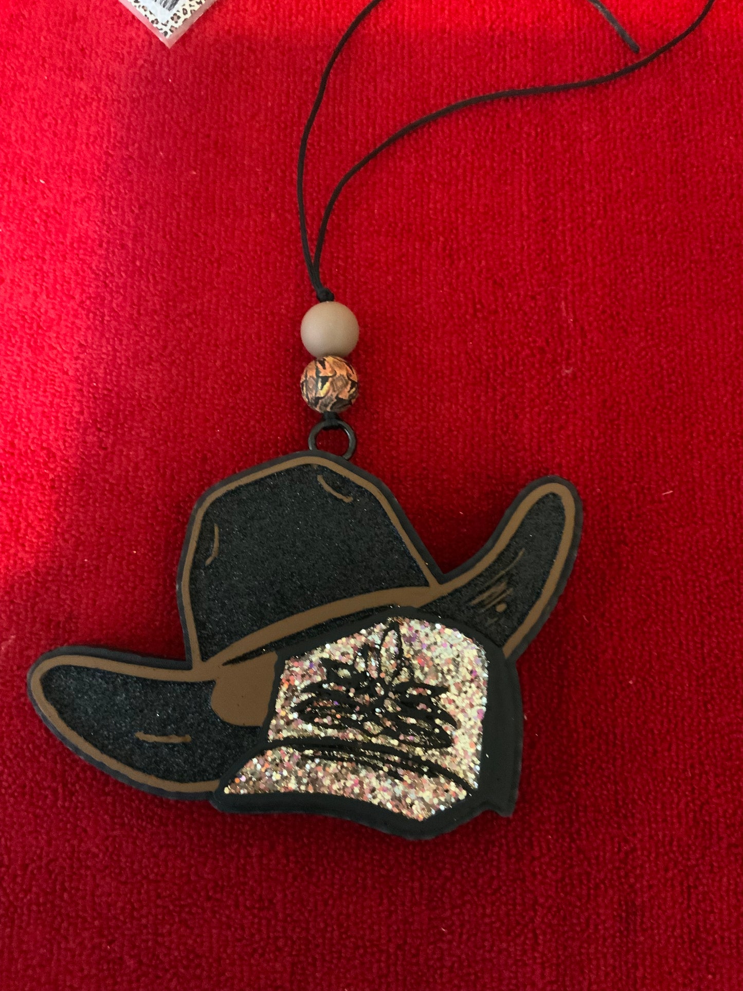 MTO {Cowboy Hat & Boot Stitched Cap} Freshie