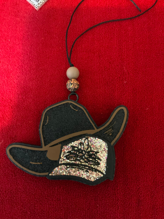 MTO {Cowboy Hat & Boot Stitched Cap} Freshie