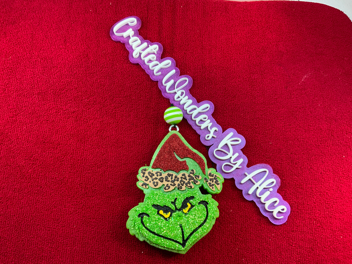 MTO {Santa Hat Grinch Face} Freshie