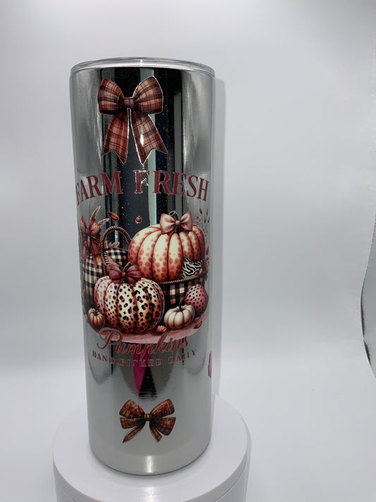 RTS {Farm Fresh} 20oz Mirrored Skinny