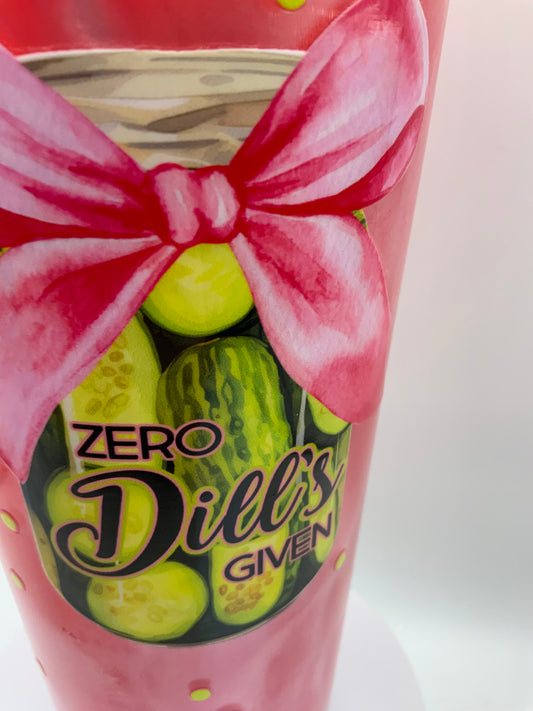 RTS {Zero Dills Given} 24 oz Cat Eye Snow Globe Cup