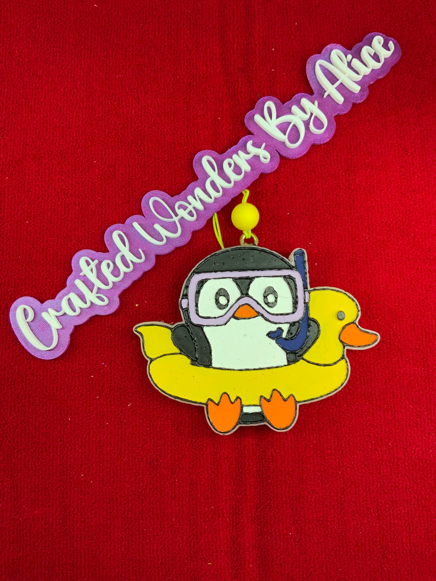 MTO {Penguin On A Floaty} Freshie