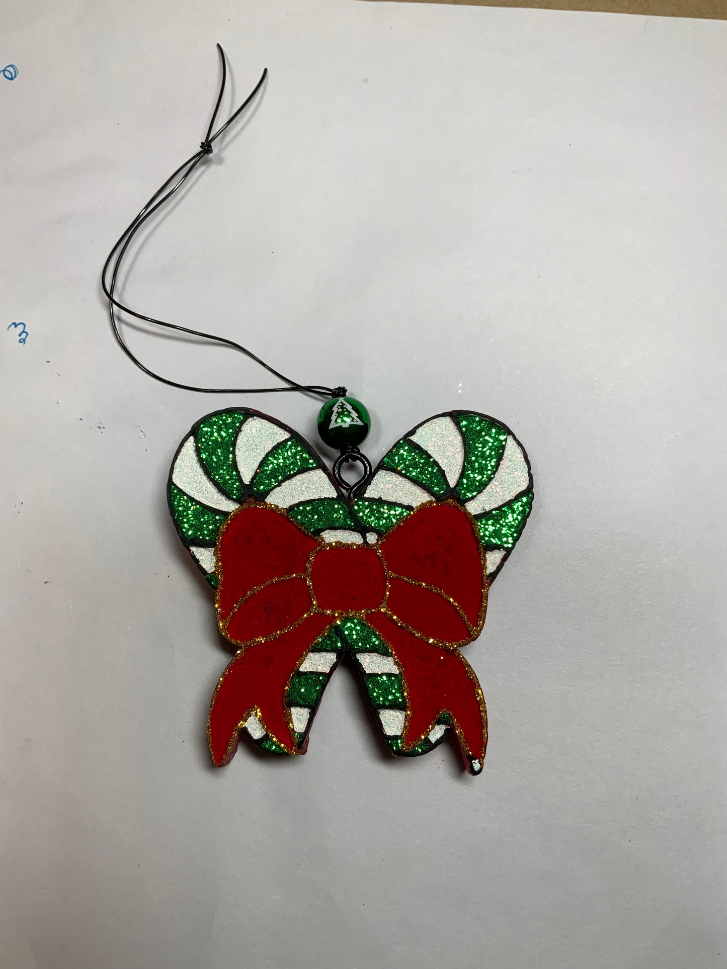 MTO {Candy Cane with Bow} Freshie