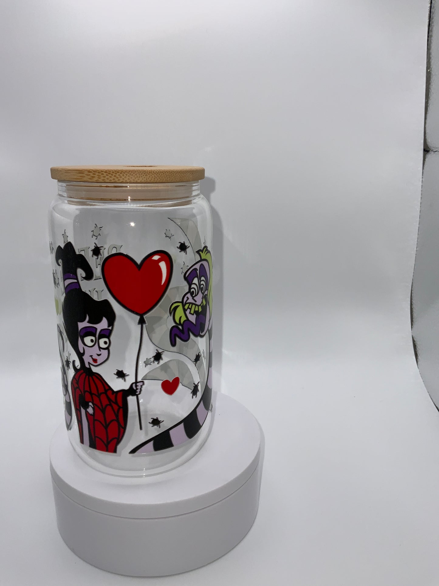 RTS {Beetle Juice} 16 oz Glass Cup
