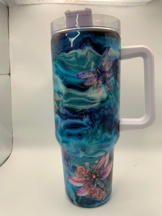 RTS Mica Swirl {Dragonflies} 40 oz