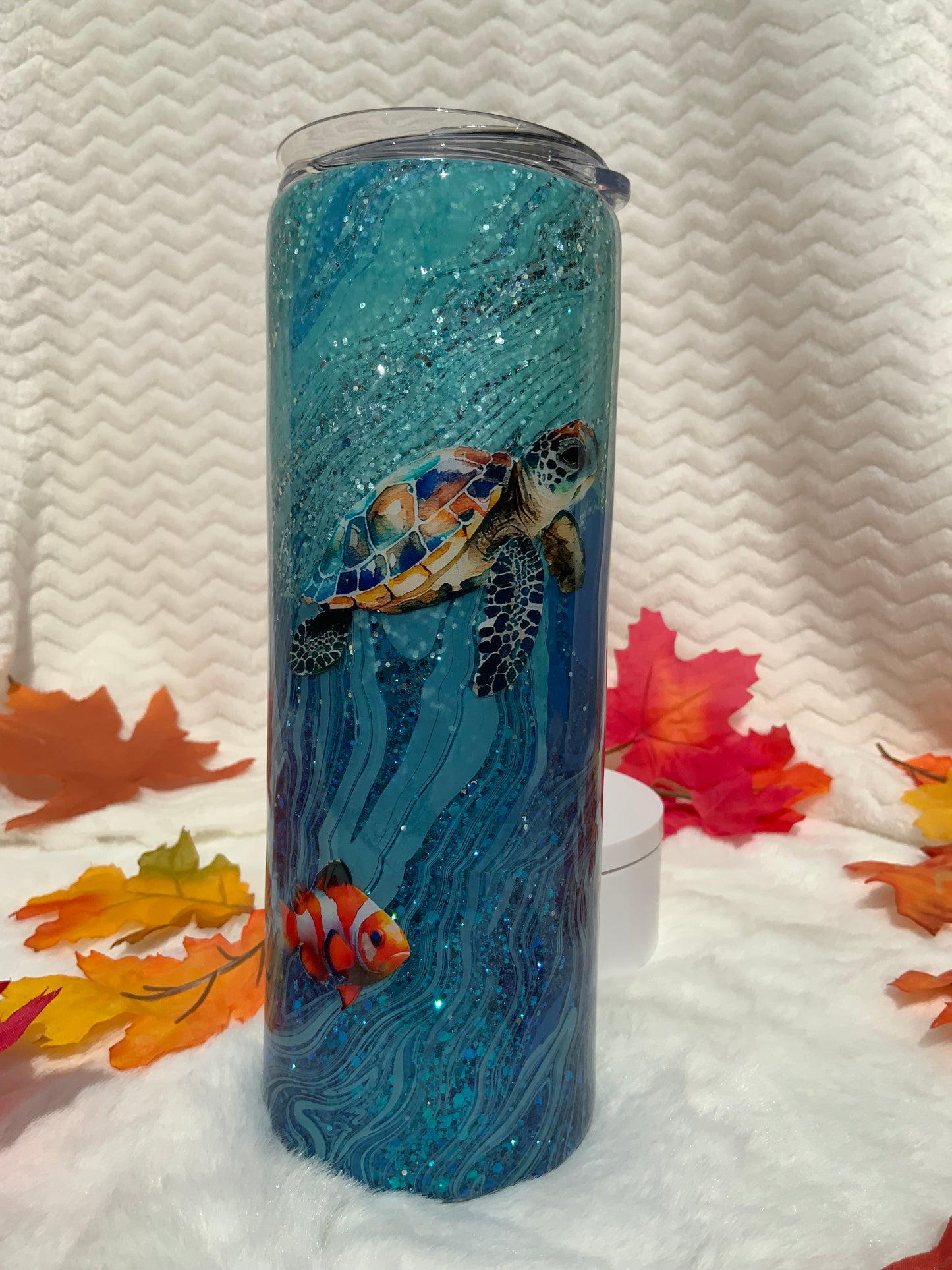 RTS Blue hydro dip {Under The Sea} 20 oz Skinny