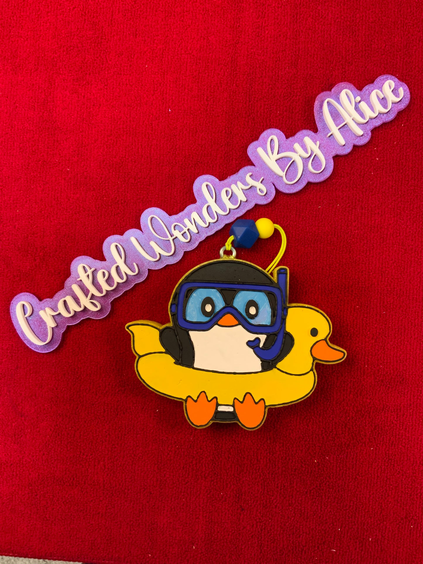 MTO {Penguin On A Floaty} Freshie