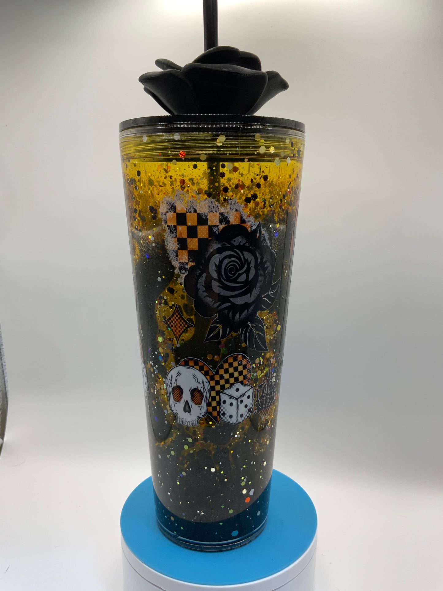 RTS {I Matched Energy How We Going To Act} 24 oz Lava Snow Globe Cup
