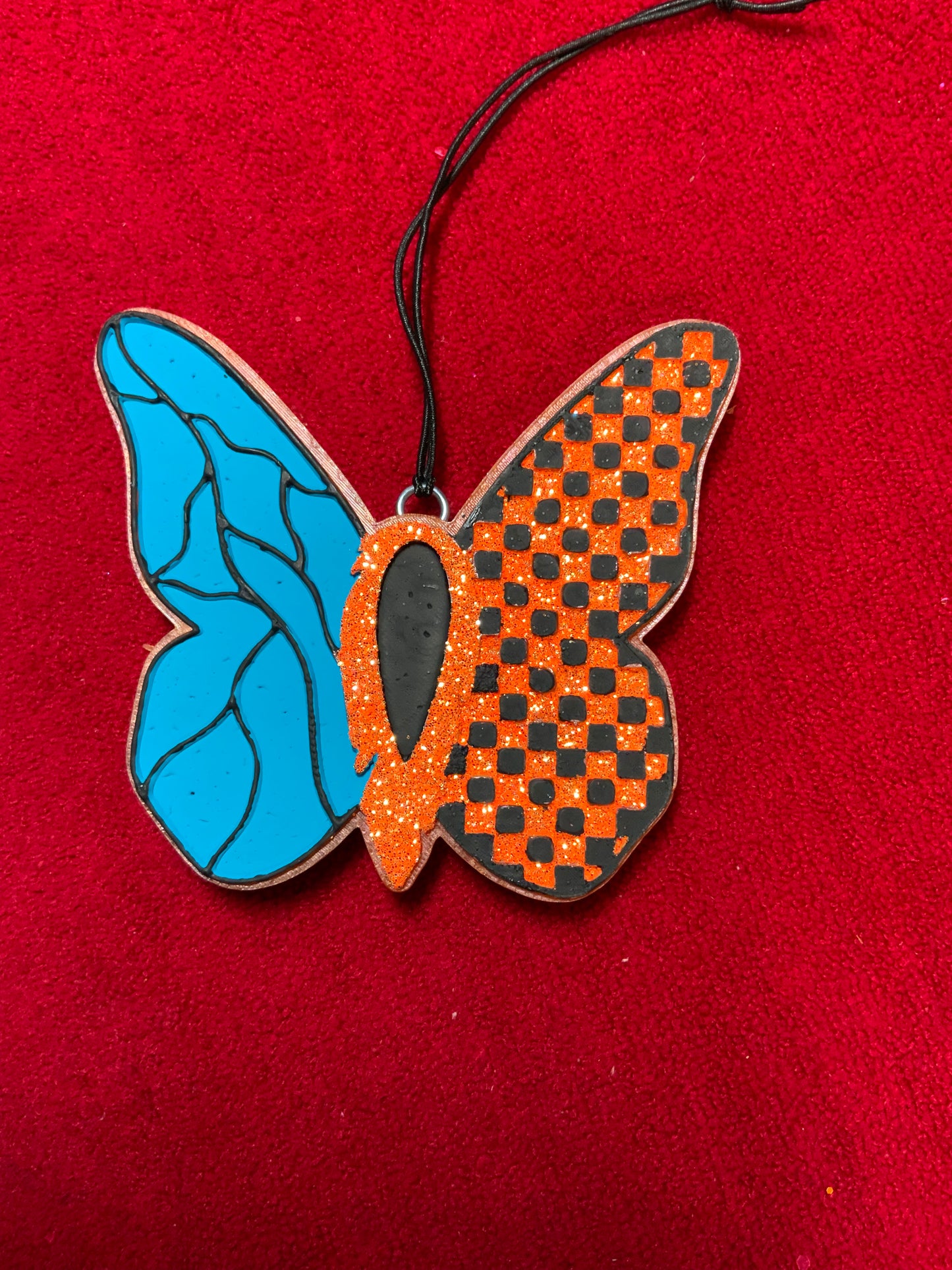 MTO {Checkered/Turquios Butterfly} Freshie