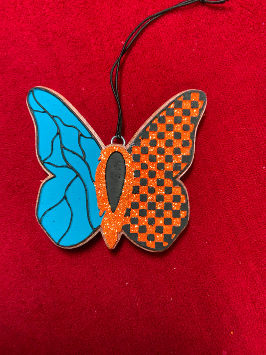 MTO {Checkered/Turquios Butterfly} Freshie