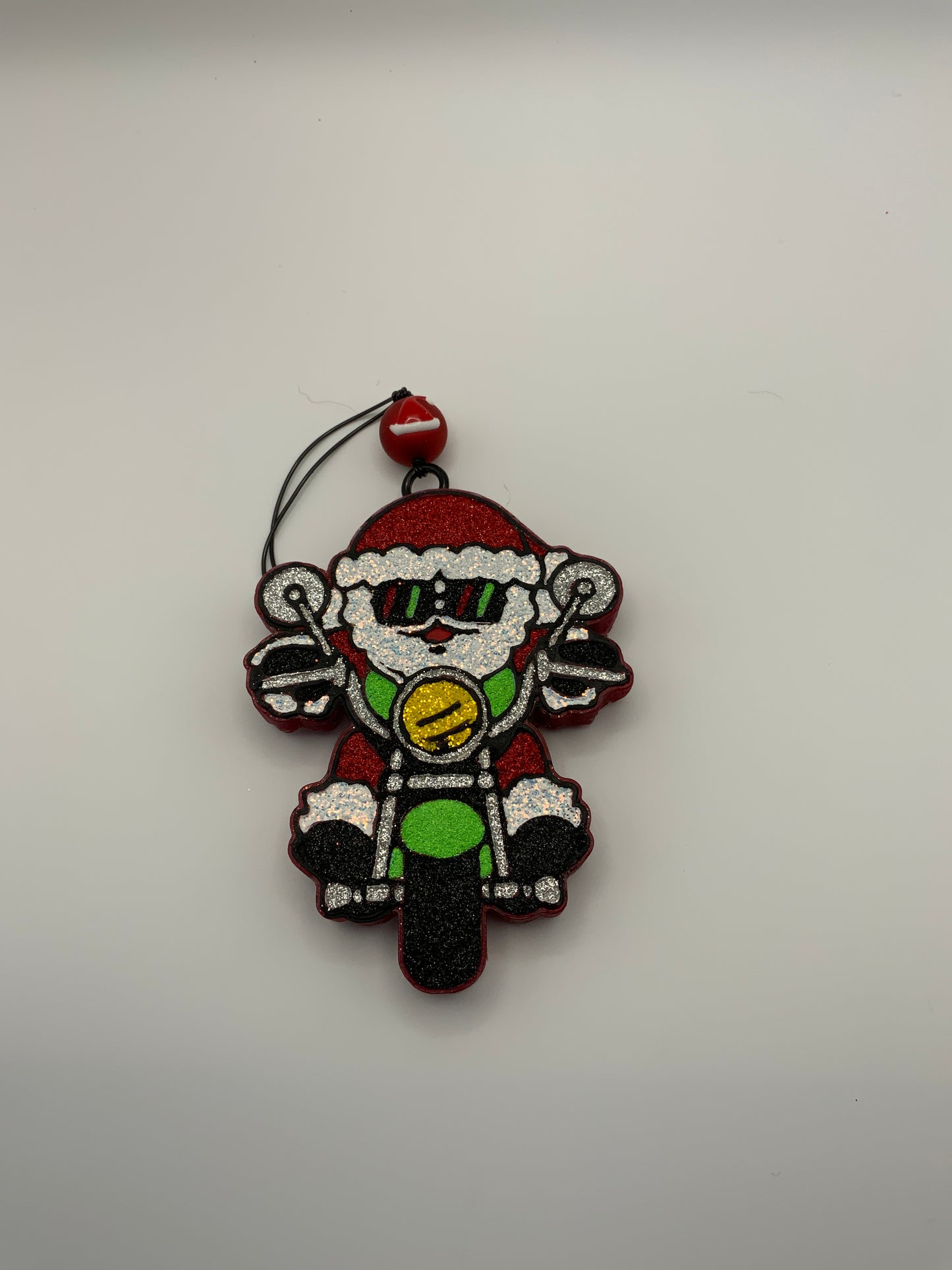 MTO {Santa on a Motorcycle } Freshie