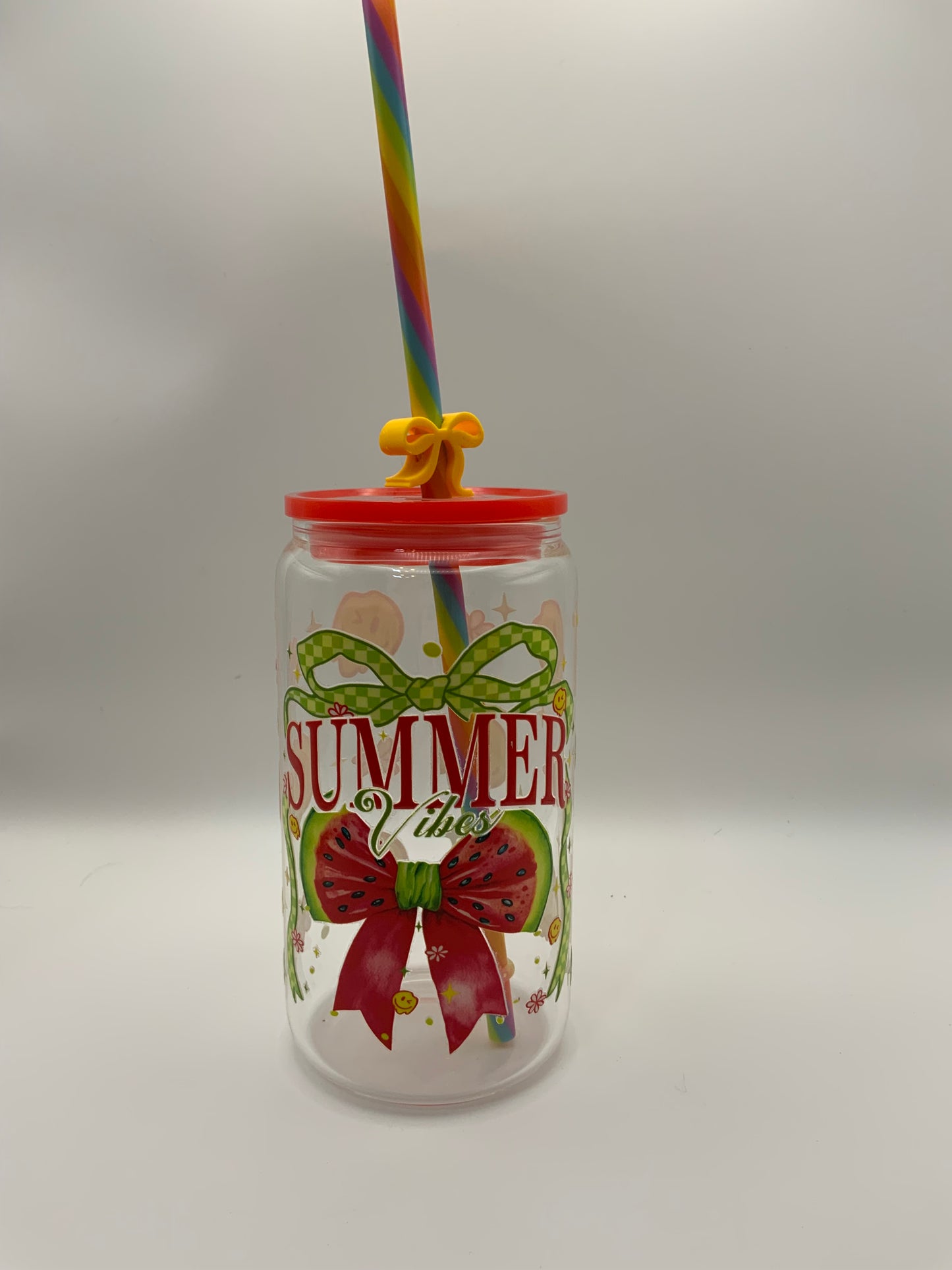 RTS Glass Can {Summer Vibes} 16 oz