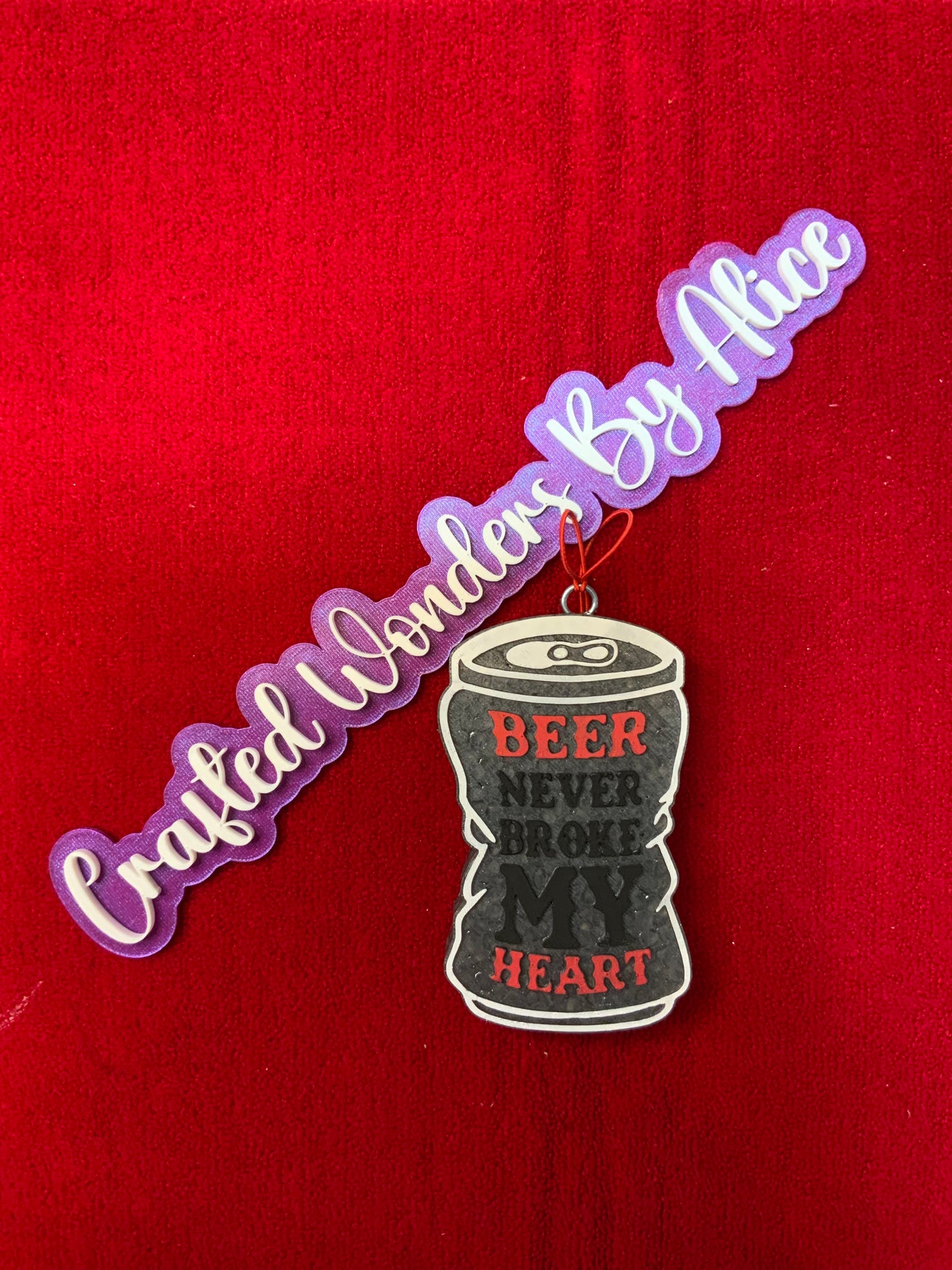 MTO {Beer Never Broke My Heart} Freshie