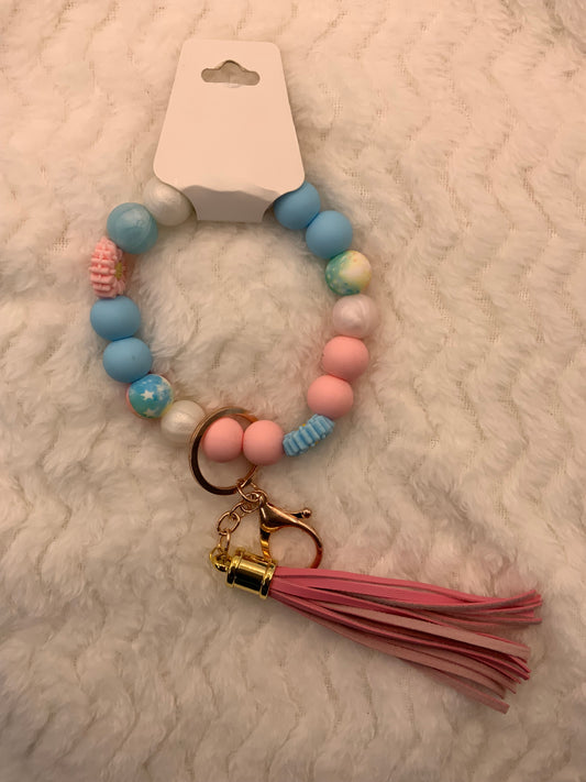 RTS {Pink Daisy Wristlet}