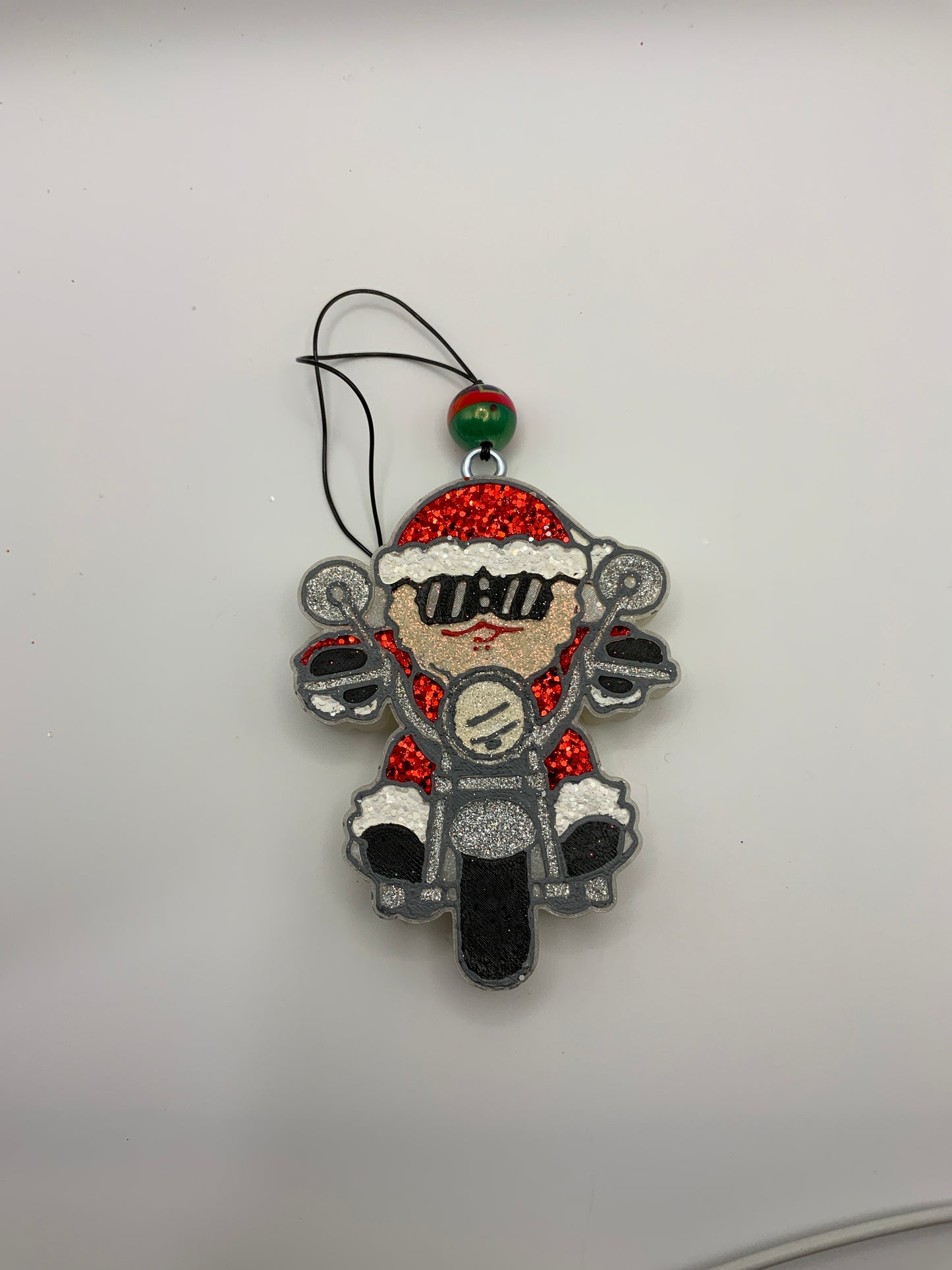 MTO {Santa on a Motorcycle } Freshie