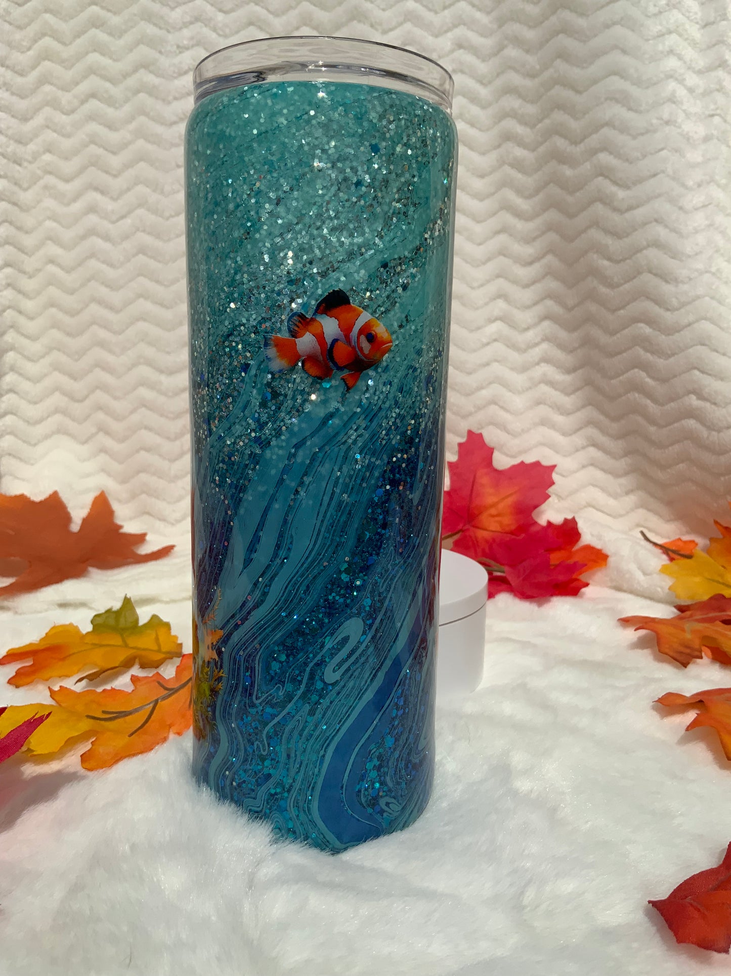 RTS Blue hydro dip {Under The Sea} 20 oz Skinny