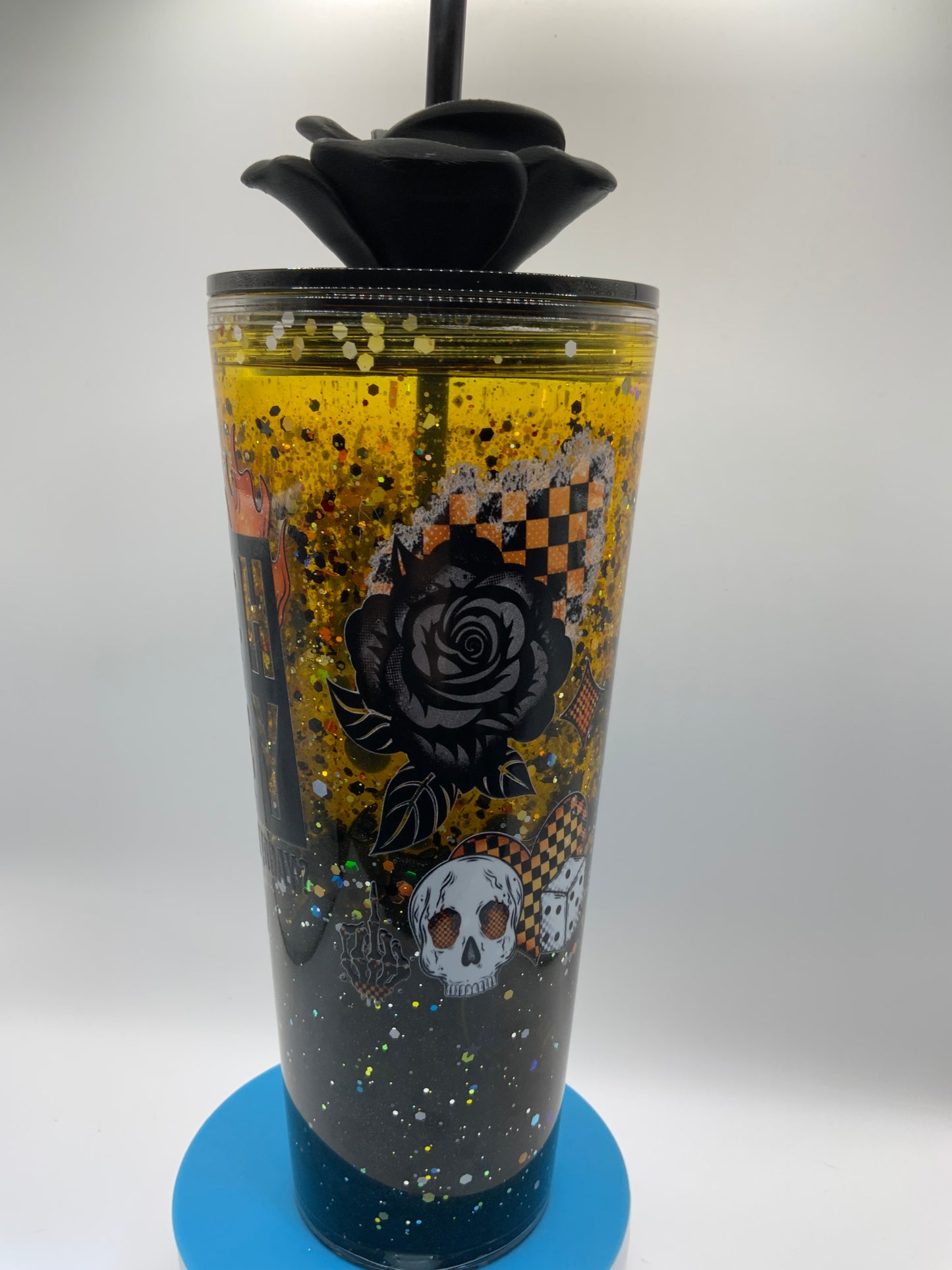 RTS {I Matched Energy How We Going To Act} 24 oz Lava Snow Globe Cup