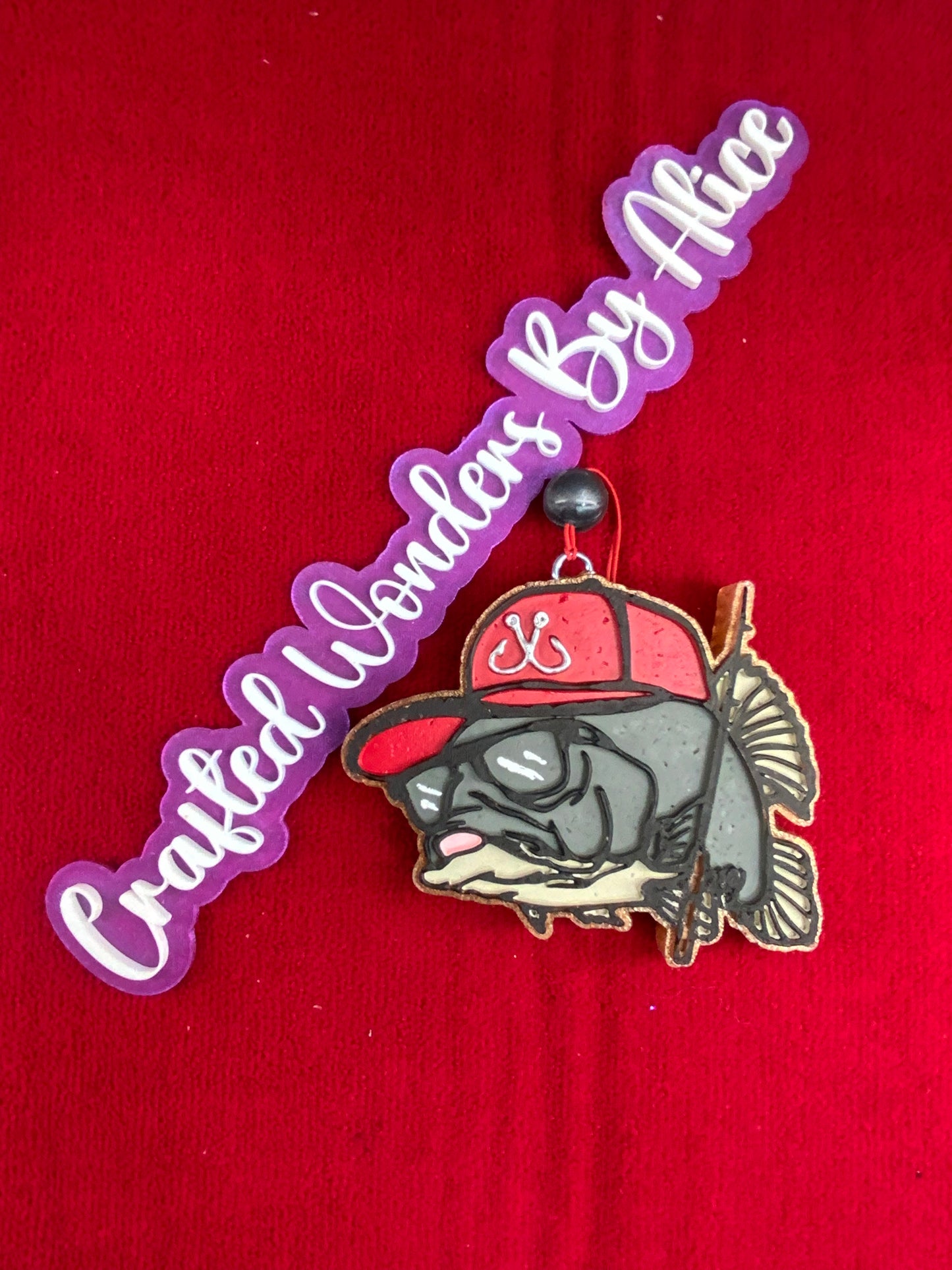 MTO {Fish With Hat And Fishing Pole} Freshie