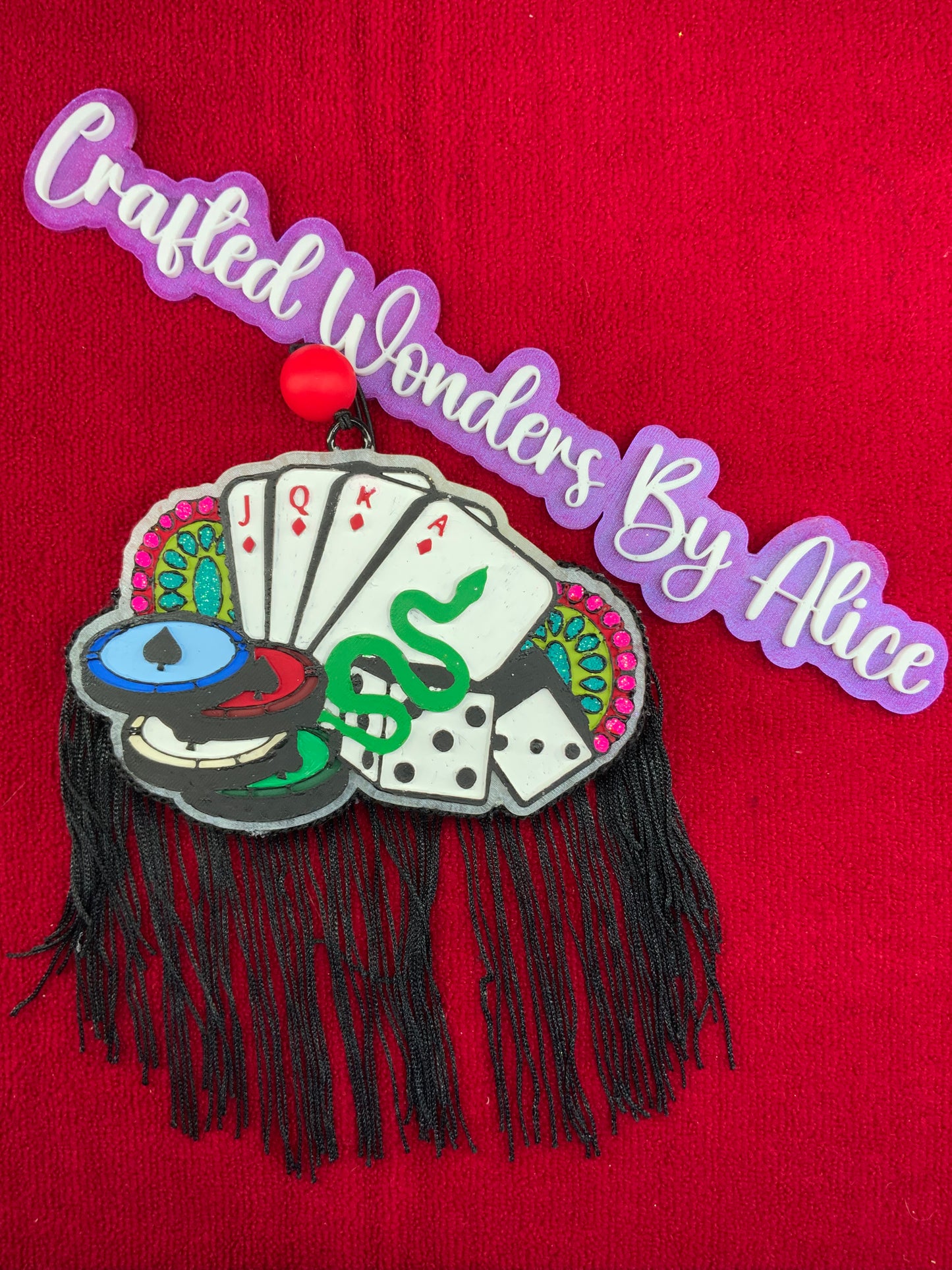 MTO {Deck Of Cards With Snake} Freshie