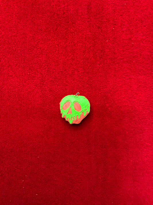 RTS {Halloween Red Apple} Straw Topper