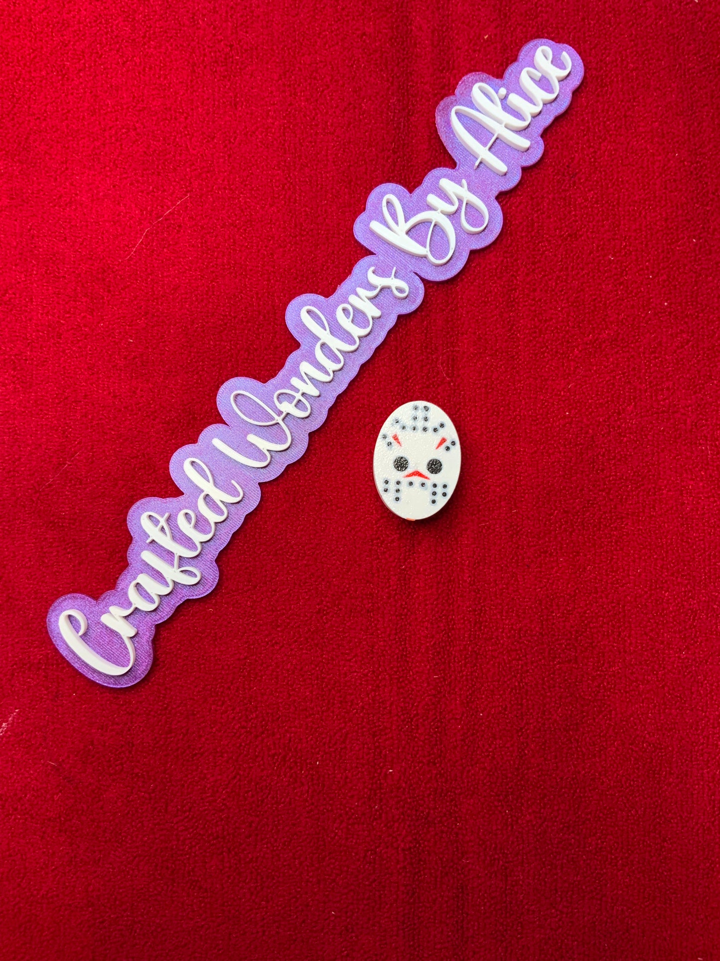 RTS {Halloween Jason} Straw Topper