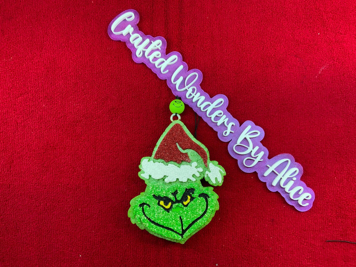 MTO {Santa Hat Grinch Face} Freshie
