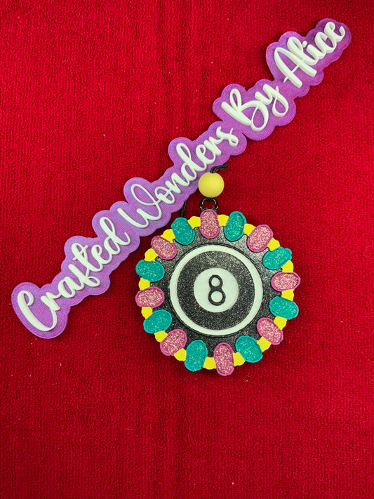 RTS {8 Ball With Jewelry} Freshie