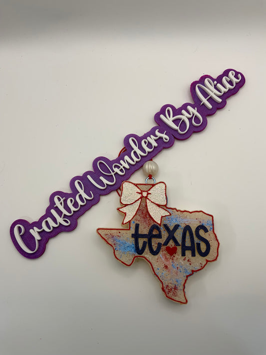 MTO {Texas With Bow} Freshie