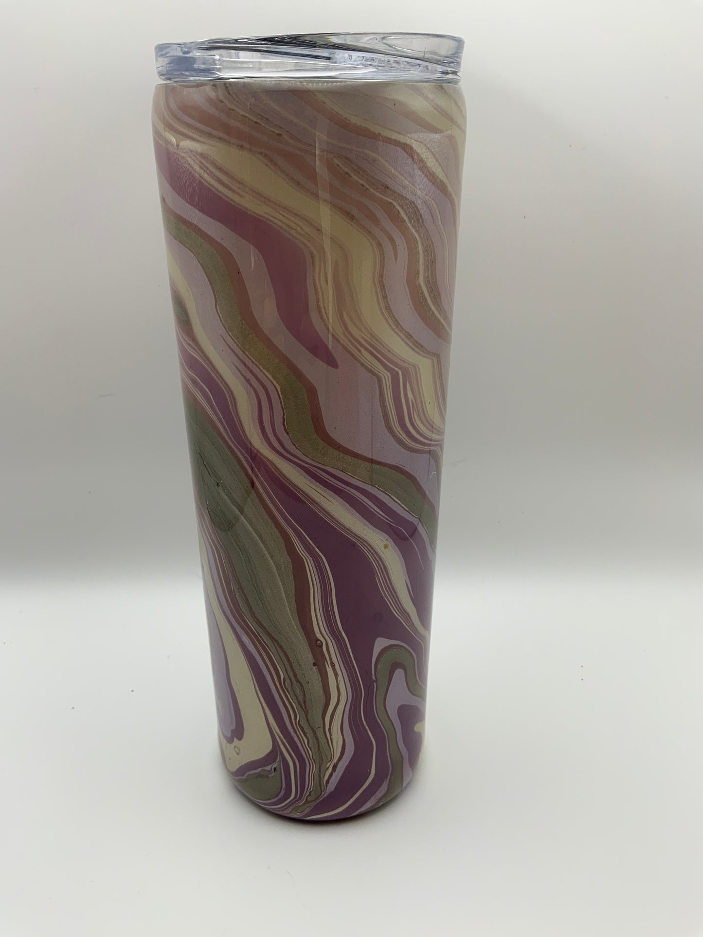 RTS Silver/Purple/Pearl White hydro dip {Lastnight We Let the Liquor Talk} 20 oz Skinny