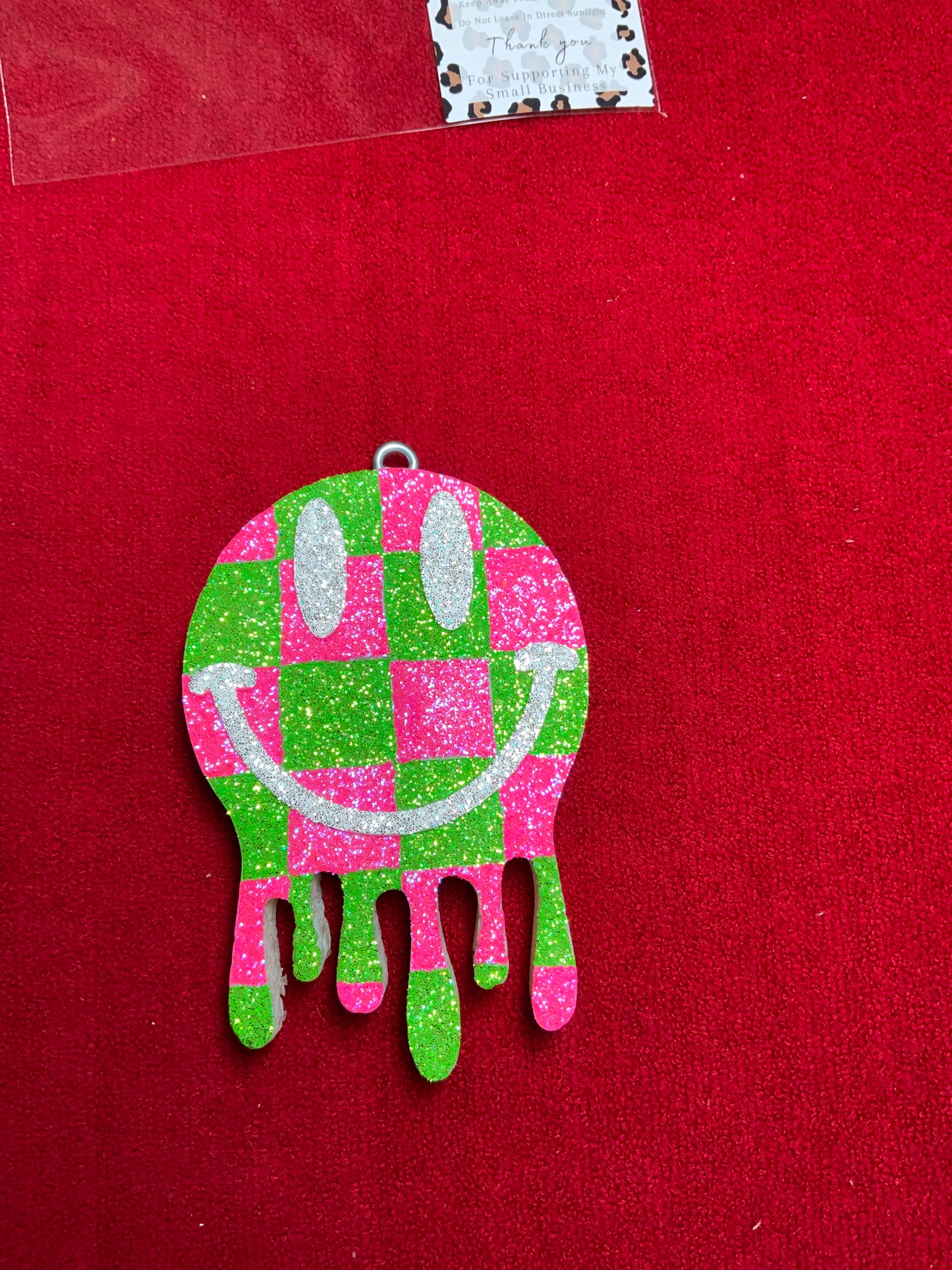 MTO {Checkered Drip Face} Freshie