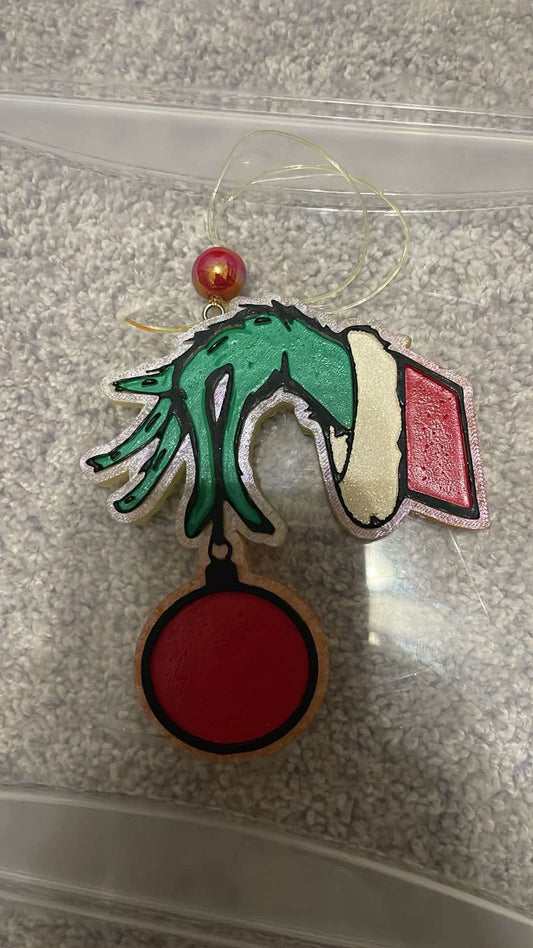MTO {Grinch Hand} Freshie